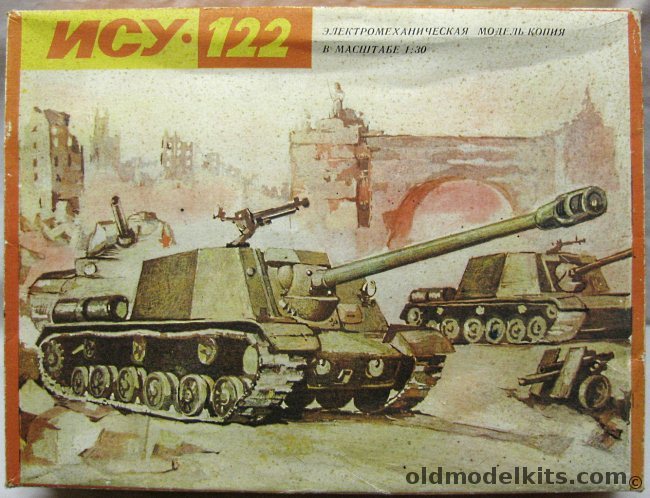 Ogonjek 1/30 JSU-122 / ISU-122 Tank - Motorized plastic model kit